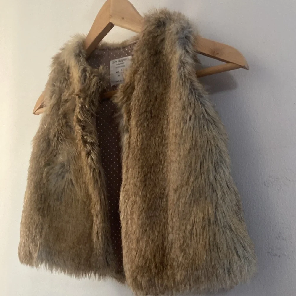 Zara Baby 2/3 Faux Fur Vest - Picture 6 of 11